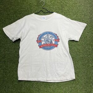 Vintage Smith & Wesson Shirt Mens XL White USA Made 90s Single Stitch Guns y2k